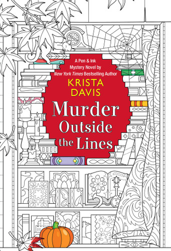 Murder Outside the Lines (Pen & Ink) book cover by Krista Davis