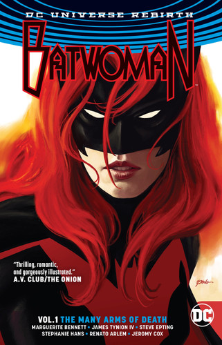 Batwoman Vol. 1: The Many Arms of Death (Rebirth) book cover by Marguerite Bennett, James Tynion IV