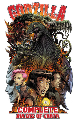 Godzilla: Complete Rulers of Earth Volume 1 book cover by Chris Mowry