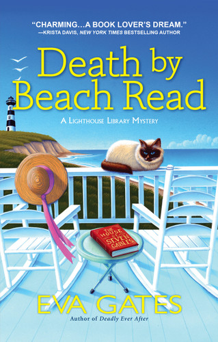Death by Beach Read (A Lighthouse Library Mystery) book cover by Eva Gates
