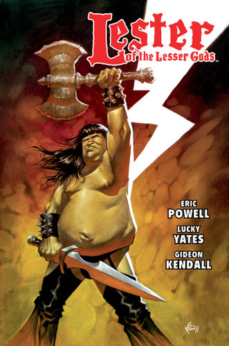 Lester of the Lesser Gods (Lester of the Lesser Gods) book cover by Eric Powell, Lucky Yates