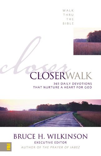 Closer Walk: 365 Daily Devotions That Nurture a Heart for God (A 365-Day Devotional) (Walk Thru the Bible) book cover by Walk Thru the Bible