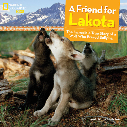 A Friend for Lakota: The Incredible True Story of a Wolf Who Braved Bullying (Baby Animal Tales) book cover by Jamie Dutcher