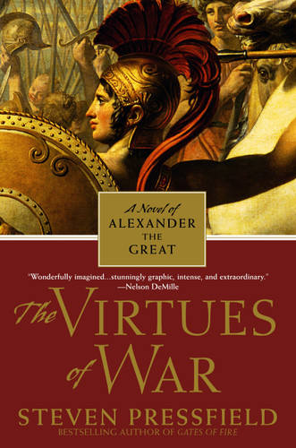 The Virtues of War: A Novel of Alexander the Great book cover by Steven Pressfield
