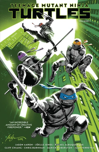 Teenage Mutant Ninja Turtles, Vol. 1: Return to New York book cover by Jason Aaron