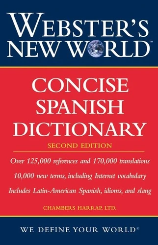 Webster's New World Concise Spanish Dictionary, Second Edition book cover by Harraps