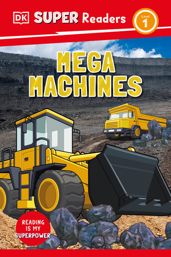 DK Super Readers Level 1 Mega Machines (DK Super Readers) book cover by DK
