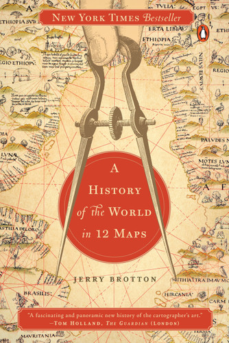A History of the World in 12 Maps book cover by Jerry Brotton