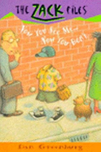 Zack Files 12: Now You See Me....Now You Don't (The Zack Files) book cover by Dan Greenburg
