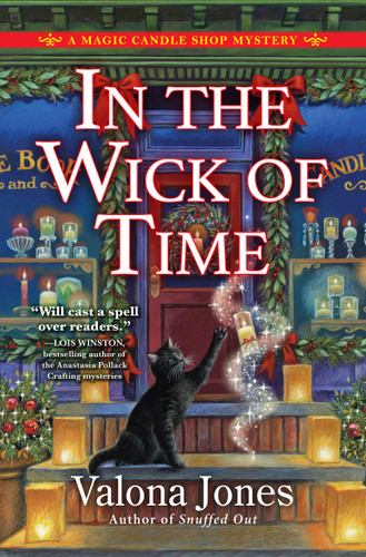 In the Wick of Time (Magic Candle Shop Mystery) book cover by Valona Jones