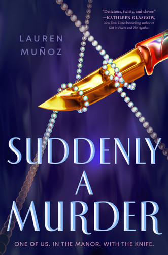 Suddenly a Murder book cover by Lauren Muñoz