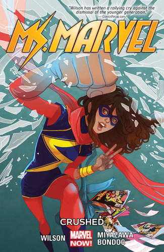 Ms. Marvel Vol. 3: Crushed book cover by G. Willow Wilson, Mark Waid