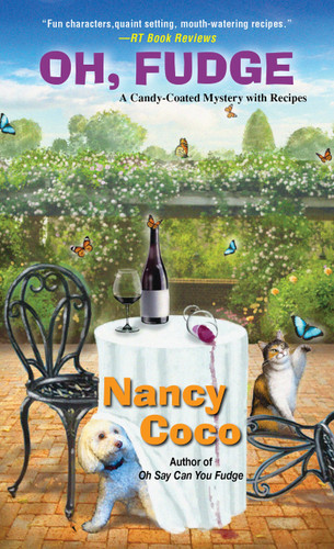 Oh, Fudge! (A Candy-coated Mystery) book cover by Nancy Coco