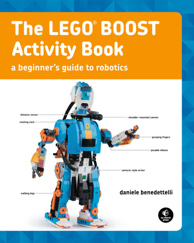 The LEGO BOOST Activity Book book cover by Daniele Benedettelli