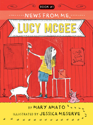 News from Me, Lucy McGee (Lucy McGee) book cover by Mary Amato