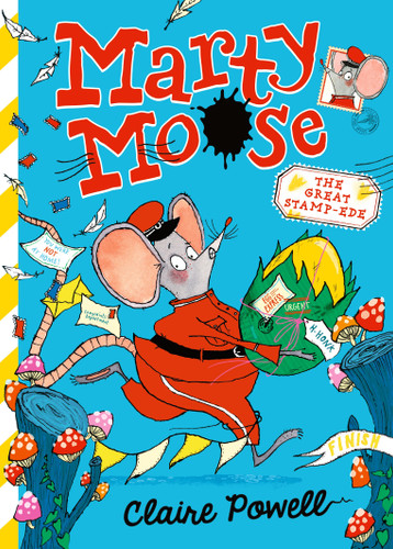 Marty Moose: The Great Stamp-ede (Marty Moose) book cover by Claire Powell
