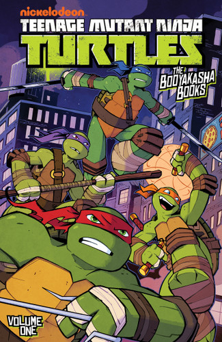 Teenage Mutant Ninja Turtles: The Booyakasha Books, Vol. 1 book cover by Landry Q. Walker, Erik Burnham, Ed Caruana, Jennifer Keating, Alec Worley