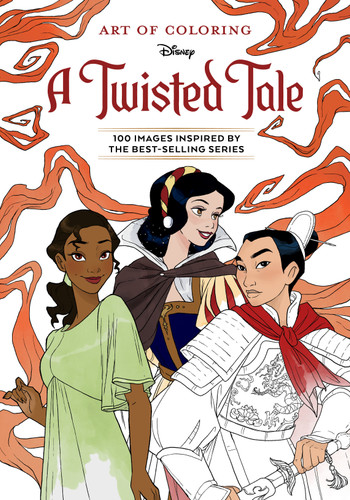 Art of Coloring: A Twisted Tale (Art of Coloring) book cover by Disney Books