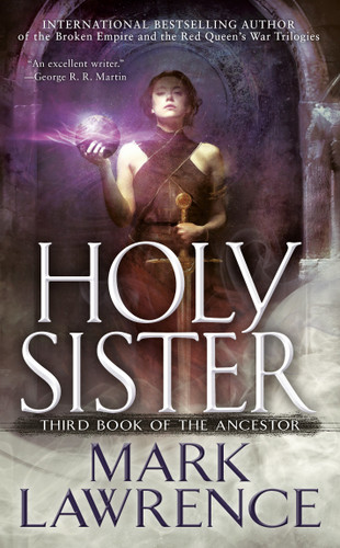 Holy Sister (Book of the Ancestor) book cover by Mark Lawrence
