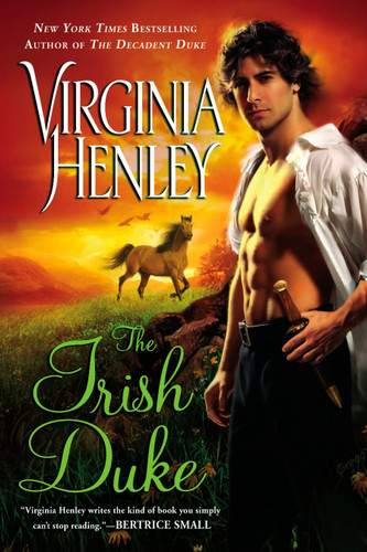 The Irish Duke (The Peer of the Realm Trilogy) book cover by Virginia Henley