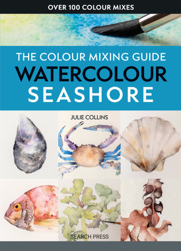 Colour Mixing Guide: Watercolour Seashore, The book cover by Julie Collins