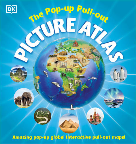 The Pop-up Pull-out Picture Atlas book cover by DK