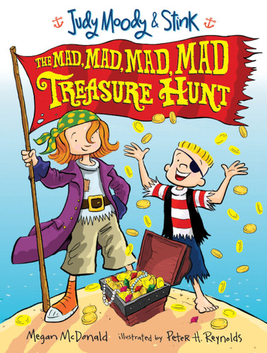 Judy Moody and Stink: The Mad, Mad, Mad, Mad Treasure Hunt (Judy Moody and Stink) book cover by Megan McDonald