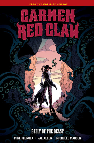 Carmen Red Claw: Belly of the Beast (Carmen Red Claw) book cover by Mike Mignola, Rae Allen