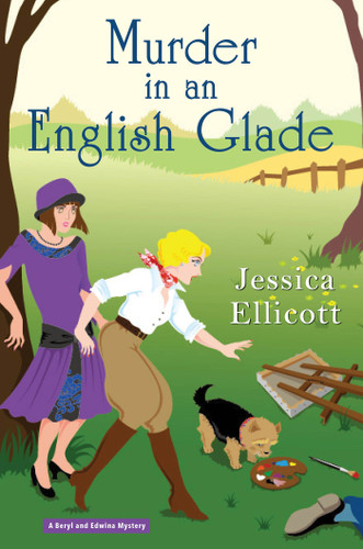 Murder in an English Glade (A Beryl and Edwina Mystery) book cover by Jessica Ellicott