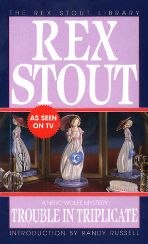 Trouble in Triplicate (Nero Wolfe) book cover by Rex Stout