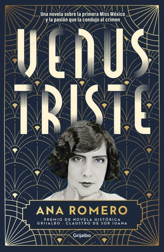 Venus triste / Sad Venus book cover by Ana Romero