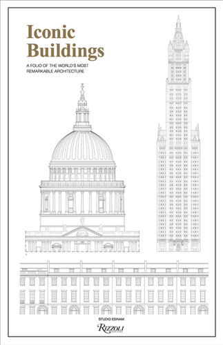 Iconic Buildings: An Illustrated Guide to the World's Most Remarkable Architecture book cover by Studio Esinam