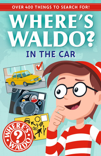 Where's Waldo? In the Car: A Spot and Find Field Guide (Where's Waldo? Spot and Find Field Guides) book cover by Candlewick Press