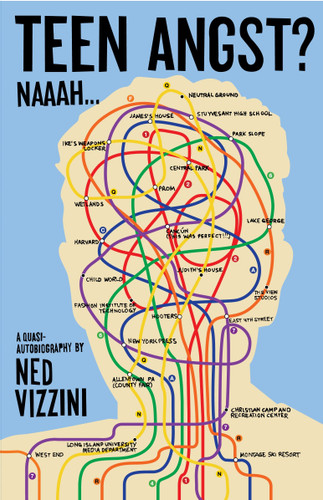Teen Angst? Naaah . . . book cover by Ned Vizzini