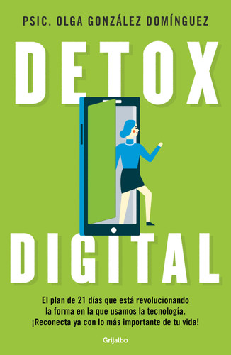 Detox digital / Digital Detox book cover by Olga Gonzalez Dominguez