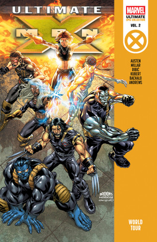 Ultimate X-Men Epic Collection: World Tour book cover by Mark Millar, Chuck Austen