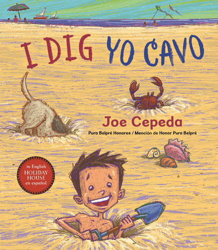I Dig / Yo cavo book cover by Joe Cepeda
