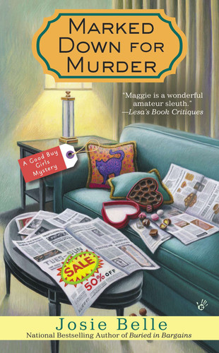 Marked Down for Murder (Good Buy Girls) book cover by Josie Belle