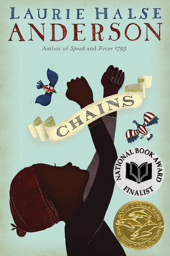 Chains (The Seeds of America Trilogy) book cover by Laurie Halse Anderson