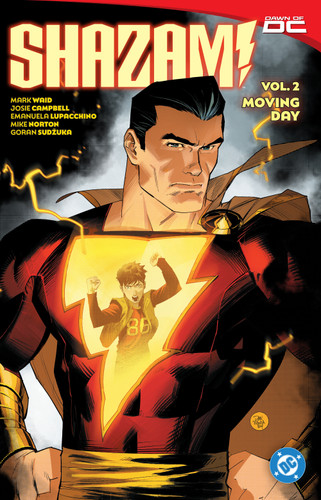 Shazam! Vol. 2: Moving Day book cover by Mark Waid