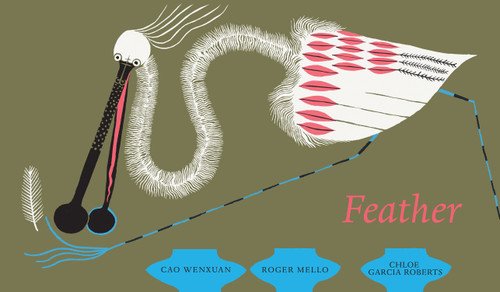 Feather book cover by Cao Wenxuan