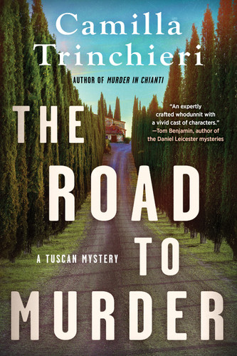 The Road to Murder (A Tuscan Mystery) book cover by Camilla Trinchieri
