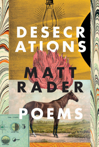Desecrations book cover by Matt Rader