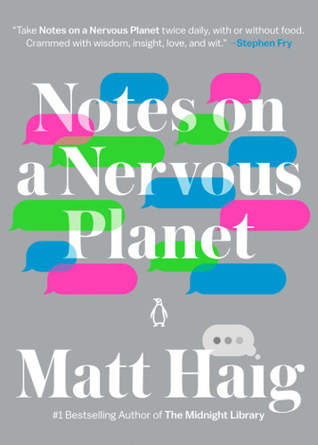 Notes on a Nervous Planet book cover by Matt Haig