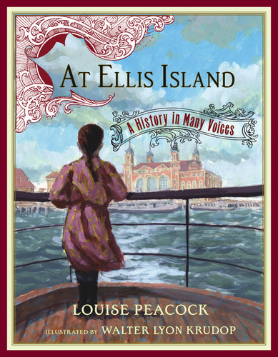 At Ellis Island: A History in Many Voices book cover by Louise Peacock