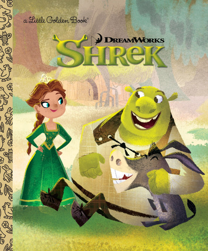 DreamWorks Shrek (Little Golden Book) book cover by K. Emily Hutta