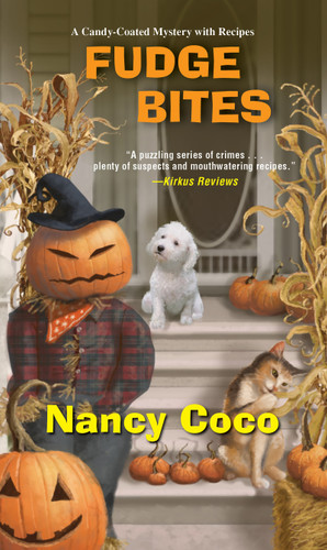 Fudge Bites (A Candy-coated Mystery) book cover by Nancy Coco