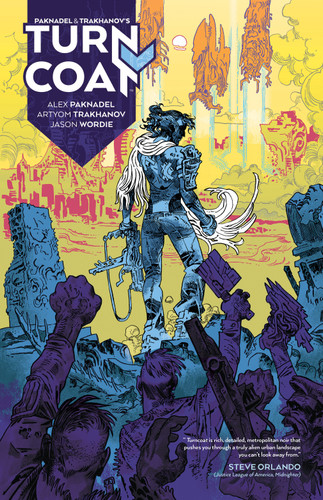 Paknadel & Trakhanov's Turncoat (Turncoat) book cover by Alex Paknadel