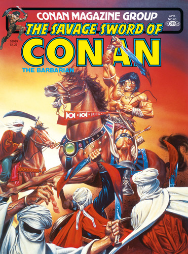 The Savage Sword Of Conan: The Original Comics Omnibus Vol.5 (SAVAGE SWORD OF CONAN OMNIBUS) book cover by Michael Fleisher, Roy Thomas, Bruce Jones