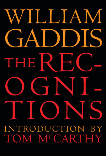 The Recognitions book cover by William Gaddis